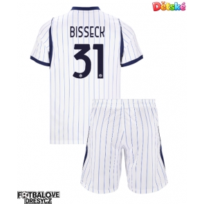 Inter Milan Yann Bisseck #31 Dětské Venkovní dres komplet 2026-27 Krátký Rukáv (+ trenýrky)